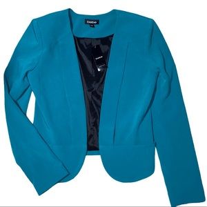 BEBE TURQUOISE BLAZER